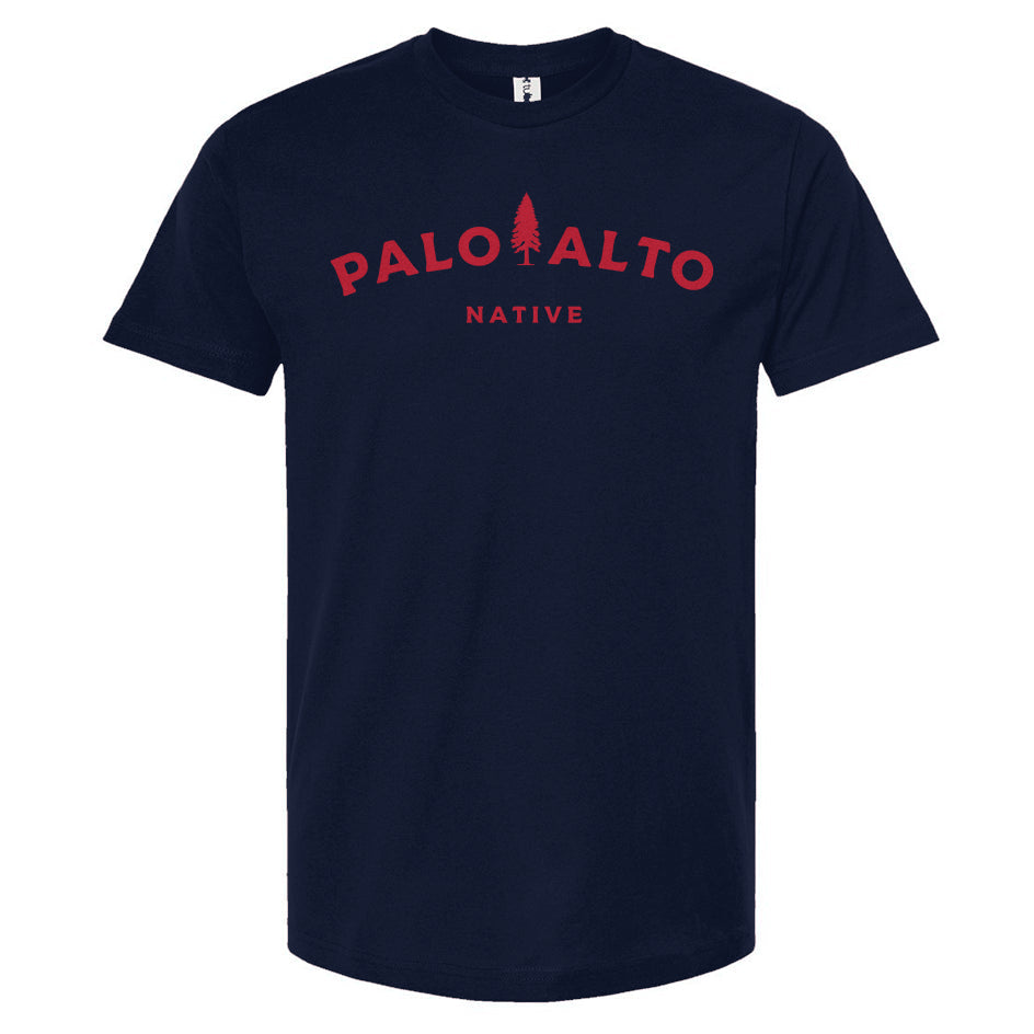 Palo Alto Native T-Shirt (red ink)