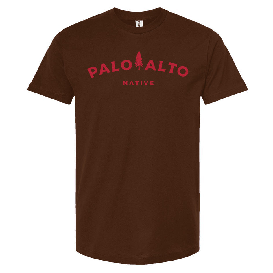 Palo Alto Native T-Shirt (red ink)