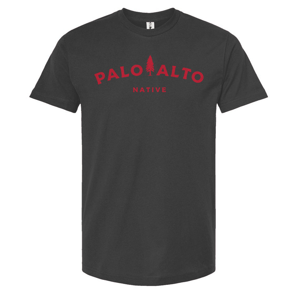 Palo Alto Native T-Shirt (red ink)