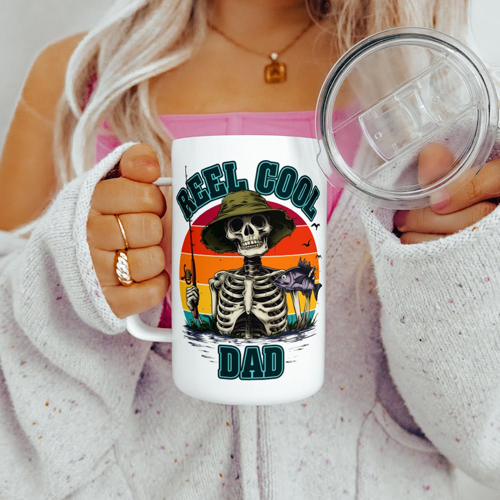 Reel Cool Dad Insulated Travel Mug
