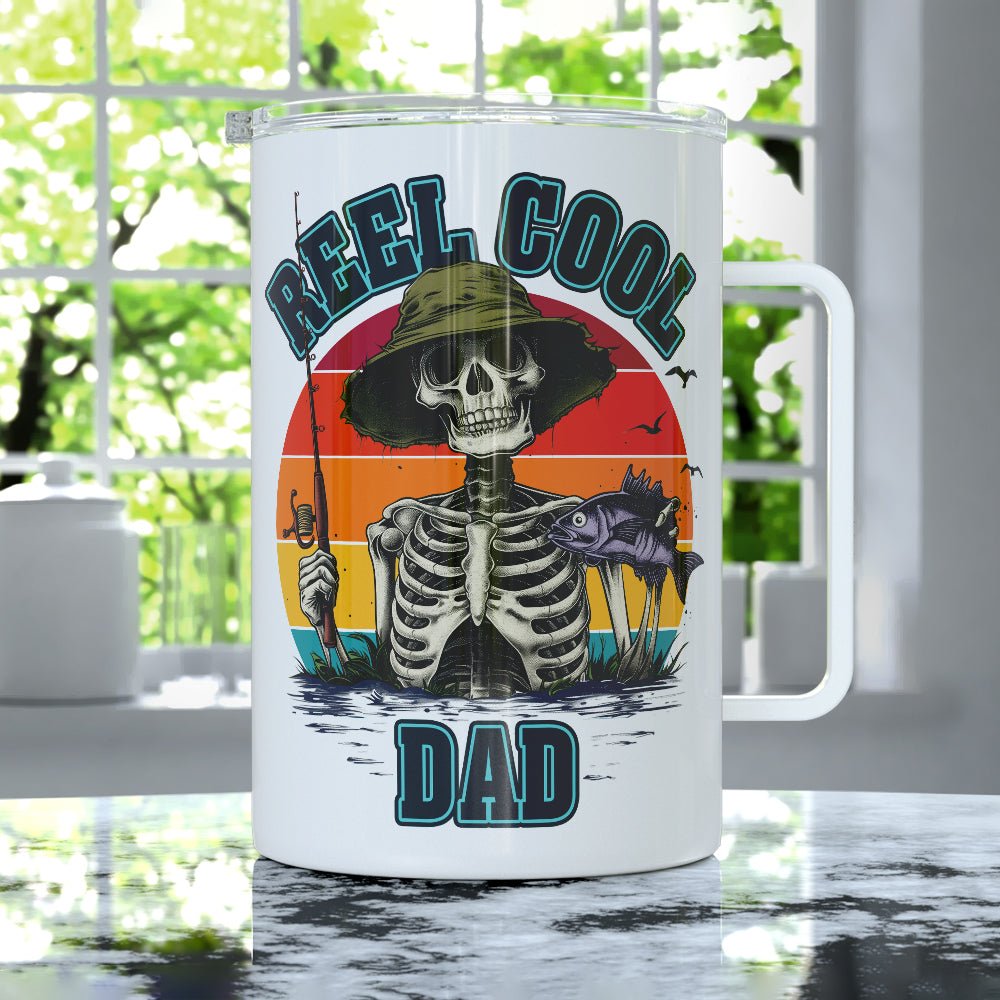 Reel Cool Dad Insulated Travel Mug