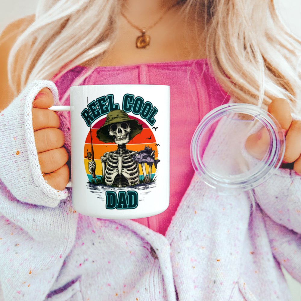 Reel Cool Dad Insulated Travel Mug