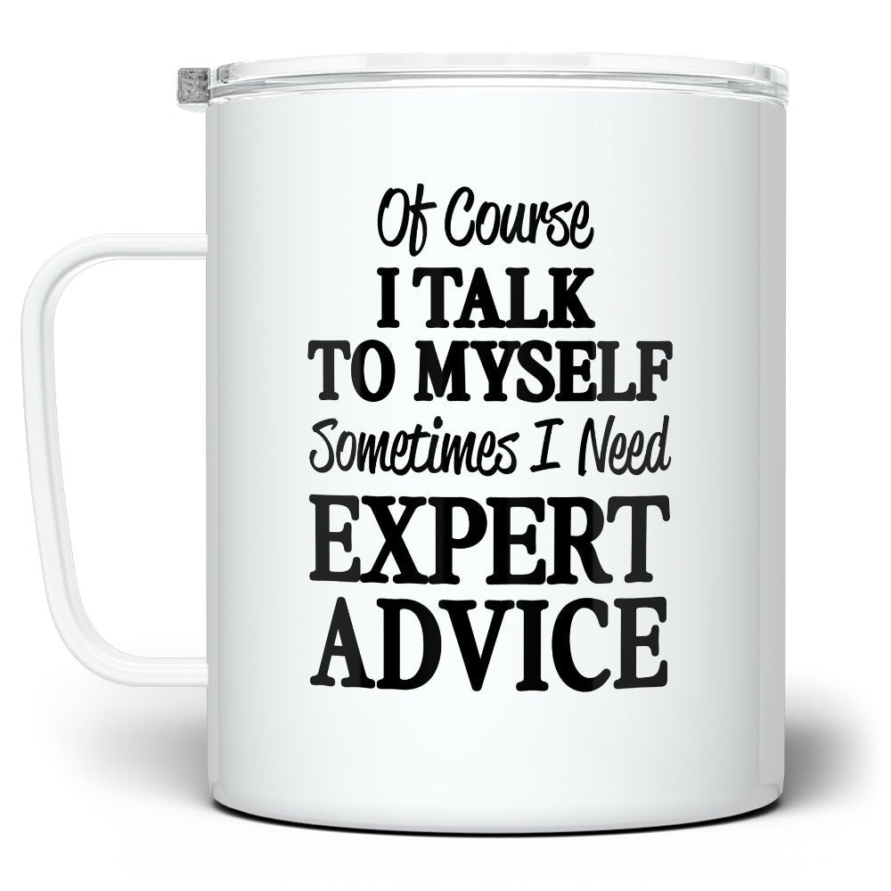 Talk to Myself Insulated Travel Mug