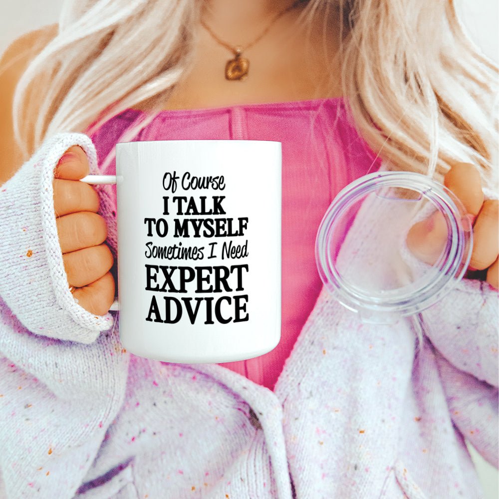 Talk to Myself Insulated Travel Mug