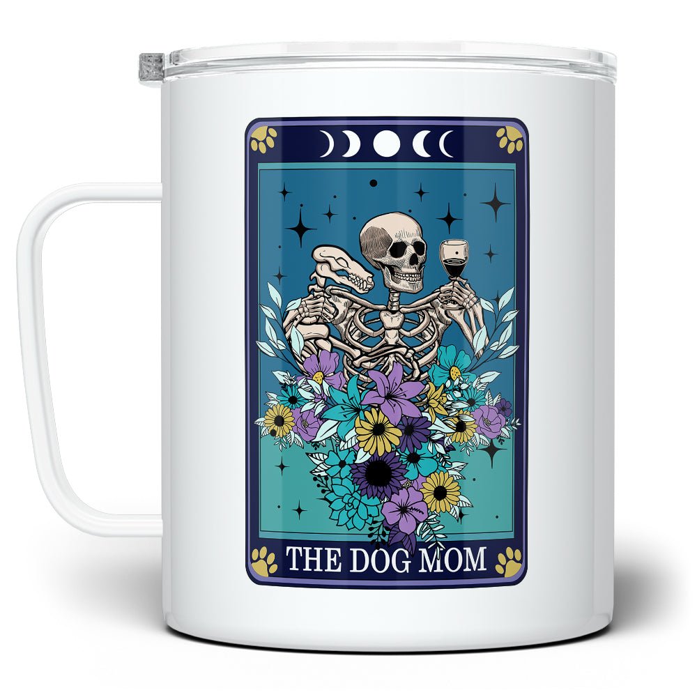 The Dog Mom Tarot Card Insulated Travel Mug
