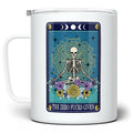 The Zero Fucks Tarot Card Insulated Travel Mug