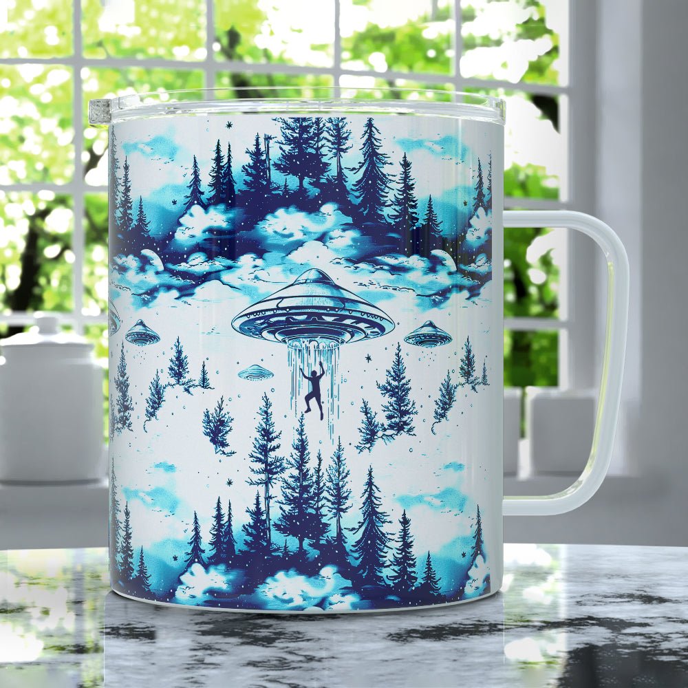 UFO Abduction Insulated Travel Mug