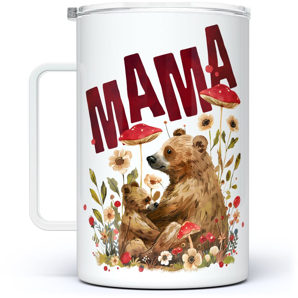 Woodland Mama Bear Insulated Travel Mug